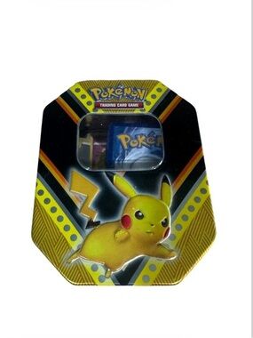 Pokémon Pikachu Collector Tin with cards 180 count